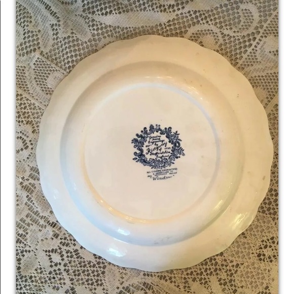 Windsor Blue Ridgway Staffordshire Dining Windsor Blue Ridgway
